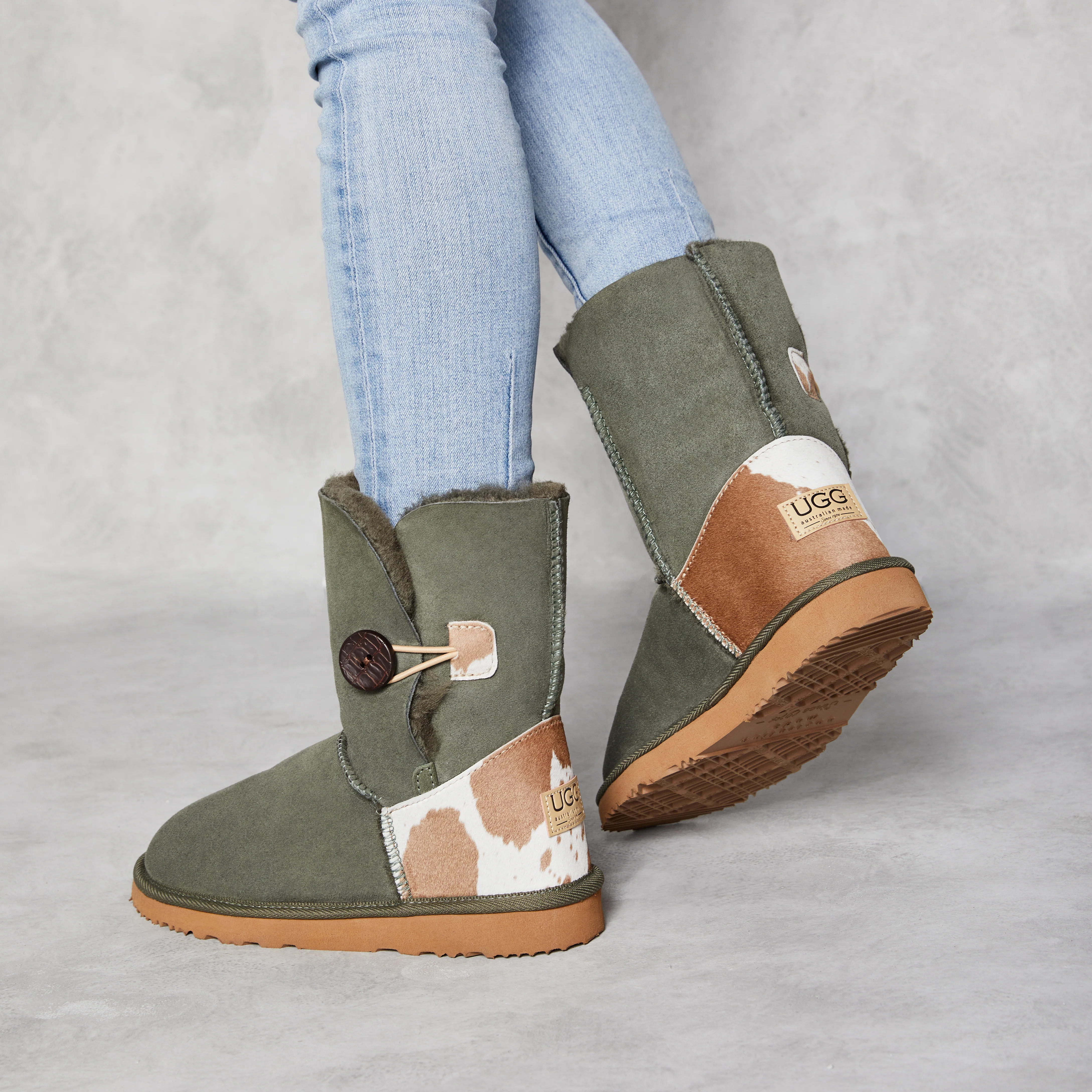 Women's Burleigh Button Mid Calf - Image 6
