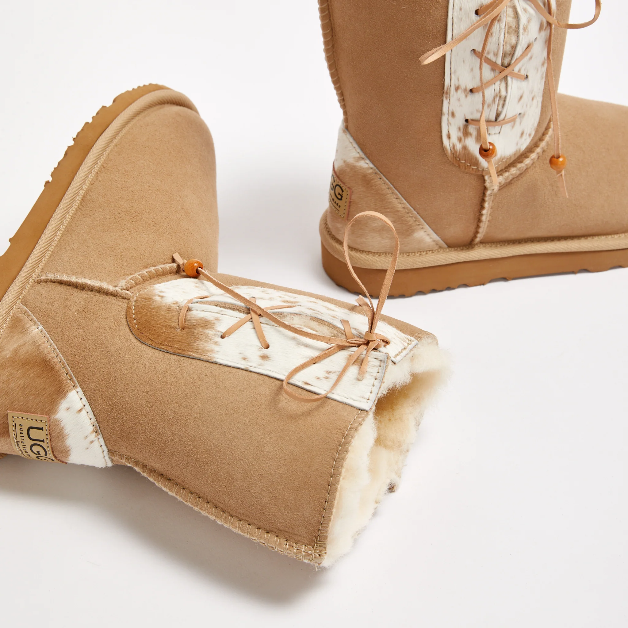 Women's Lace Up Mid Calf - Image 5