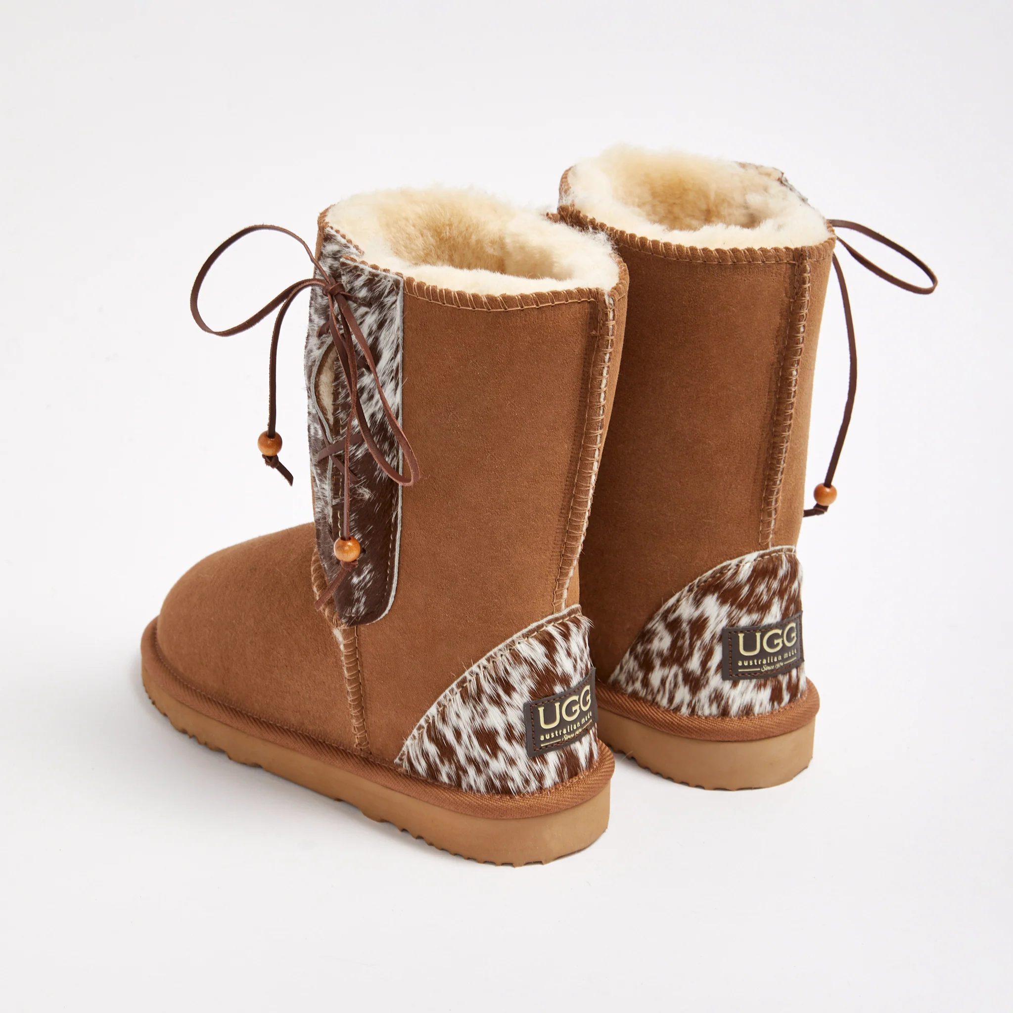 Women's Lace Up Mid Calf - Image 8