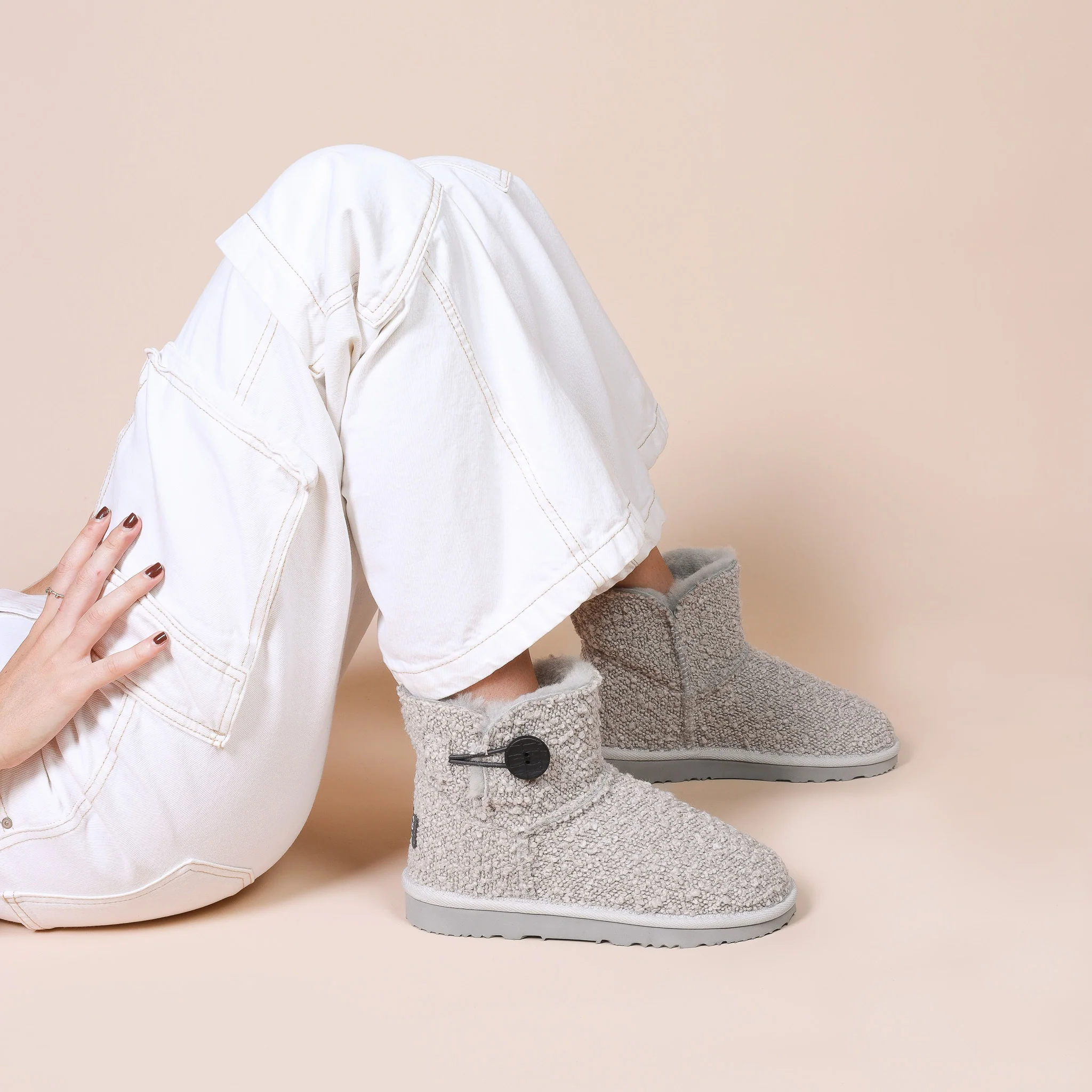 Women's Boucle Button Mini - Image 14