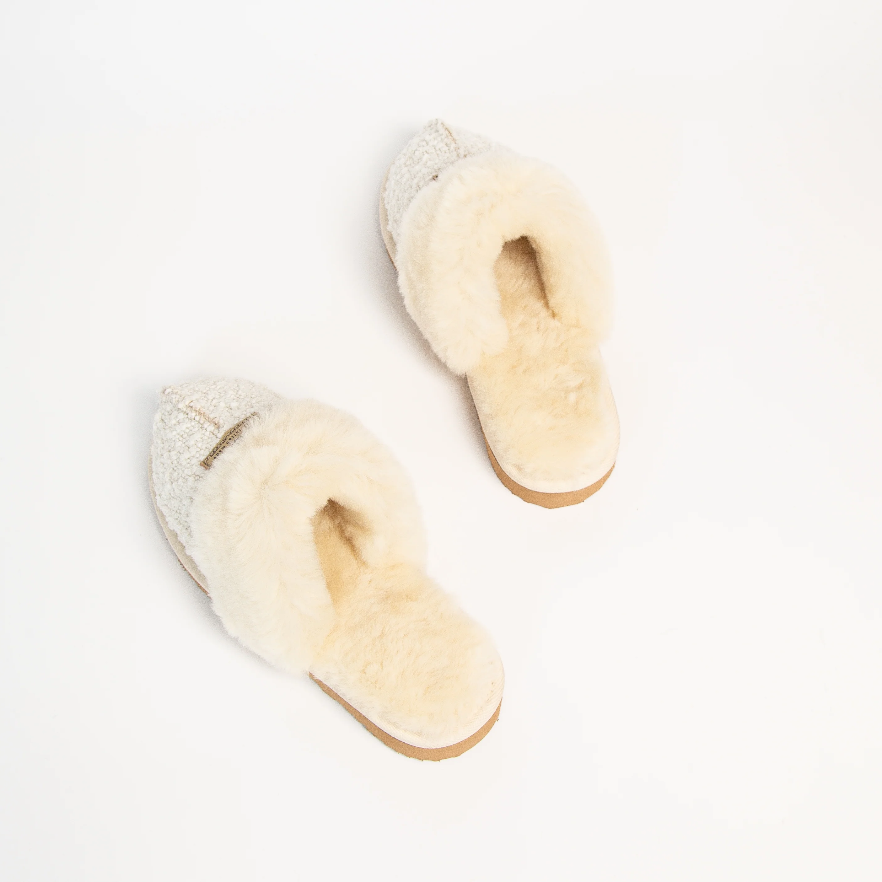 Women's Boucle Designer Slippers - Image 3