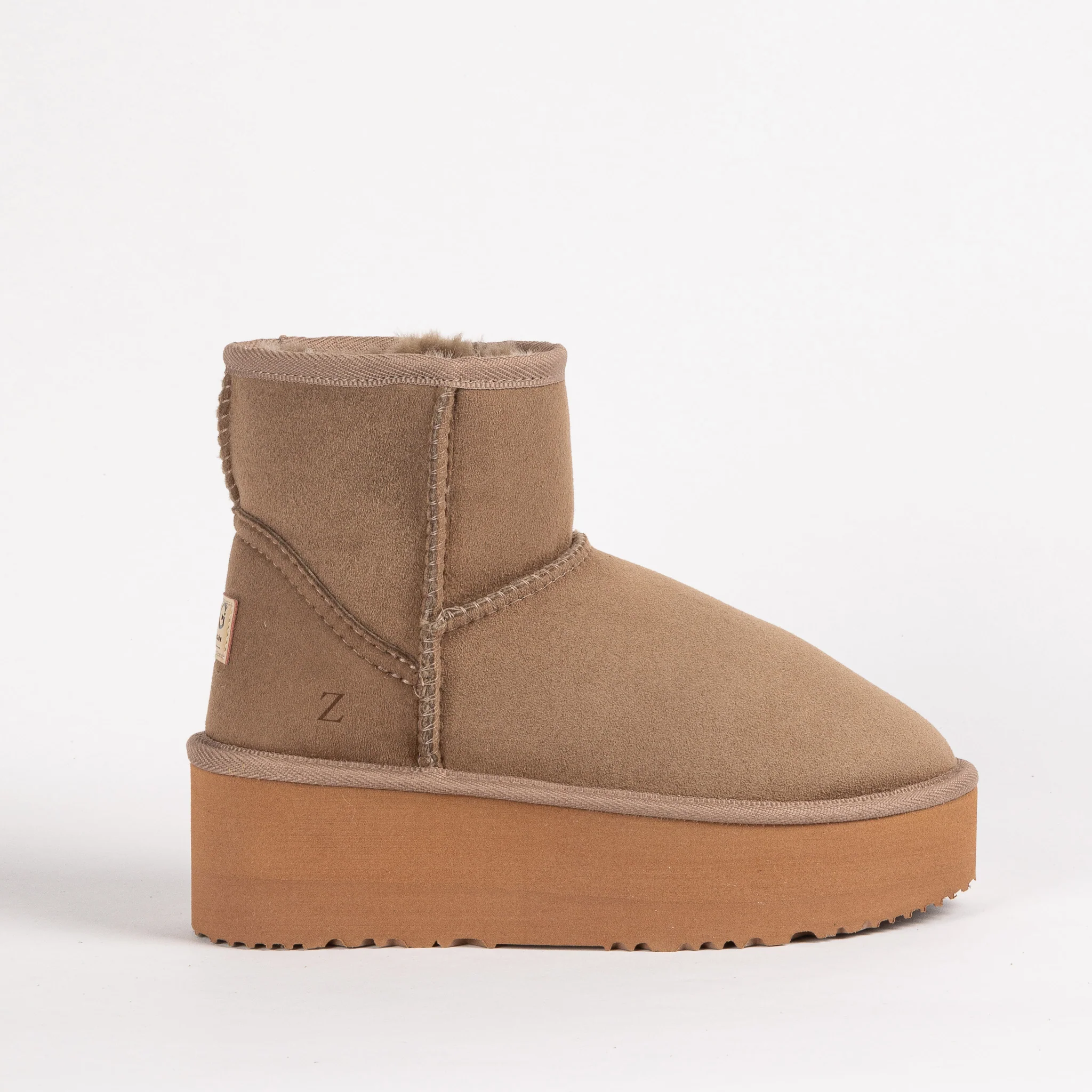 Women's Embossed Classic Mini Platform - Image 3