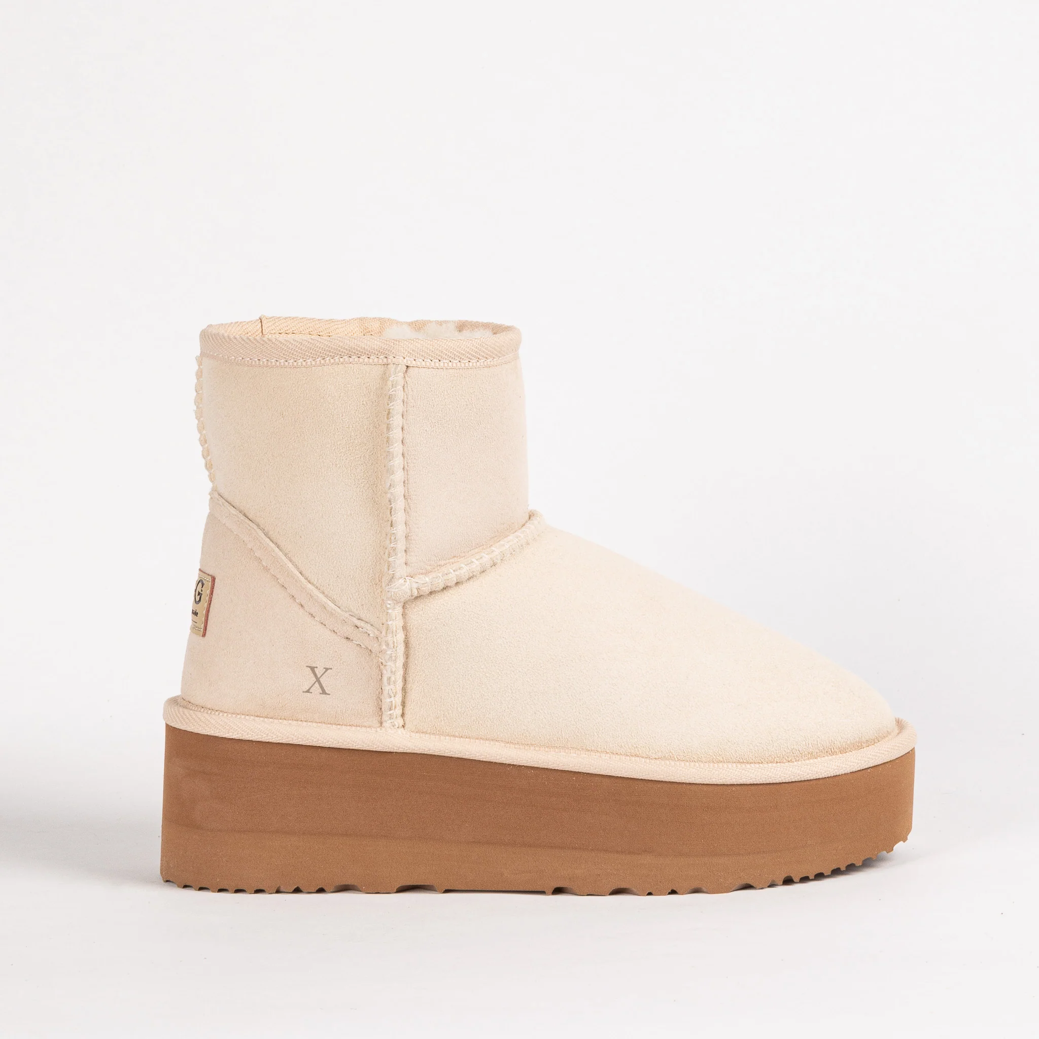 Women's Embossed Classic Mini Platform - Image 6