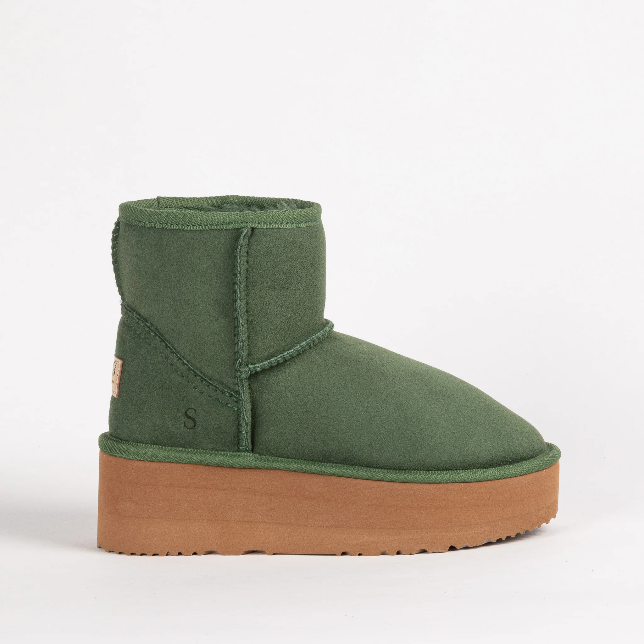 Women's Embossed Classic Mini Platform - Image 8