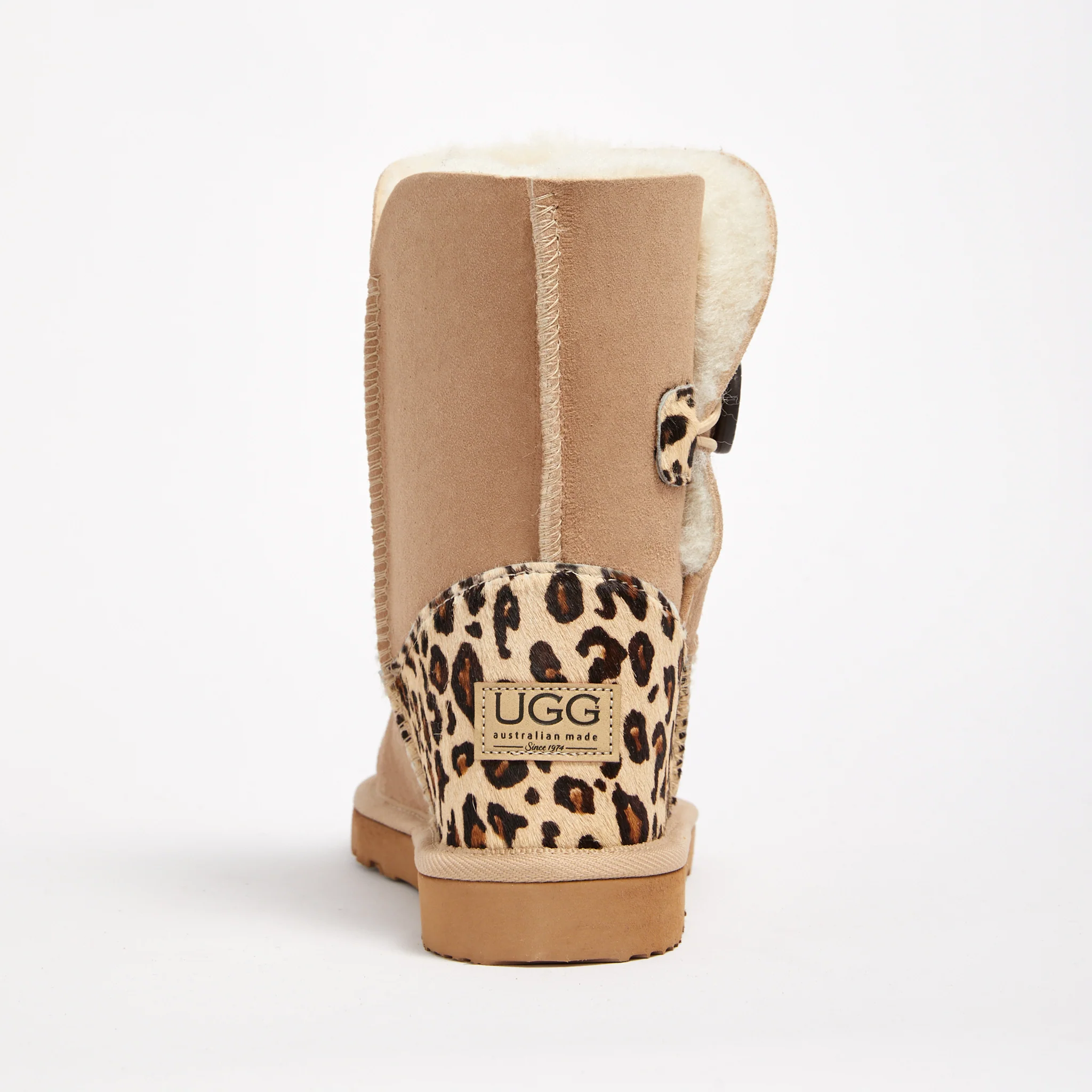 Women's Burleigh Button Mid Baby Leopard - Image 3
