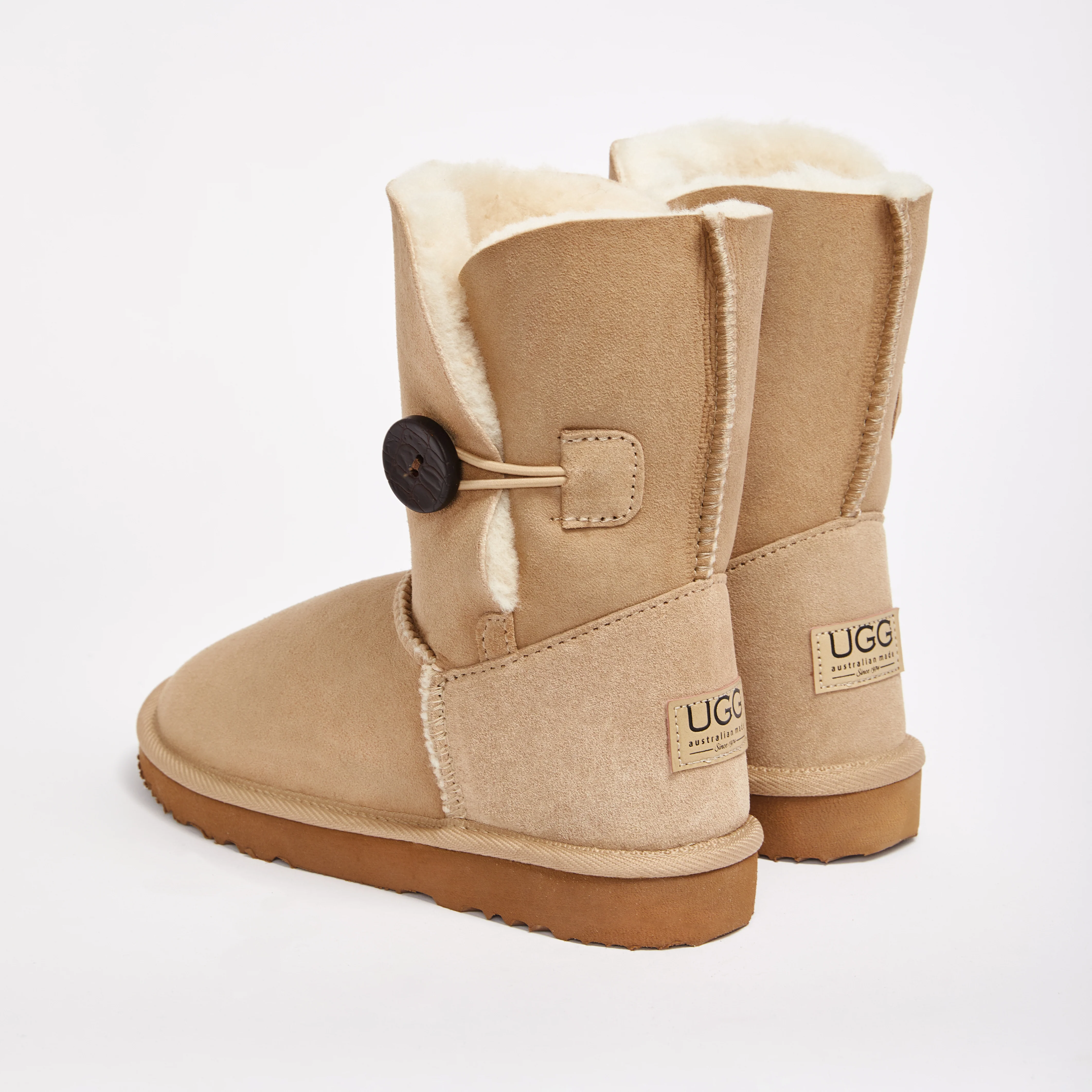 Women's Burleigh Button Mid Natural - Image 4