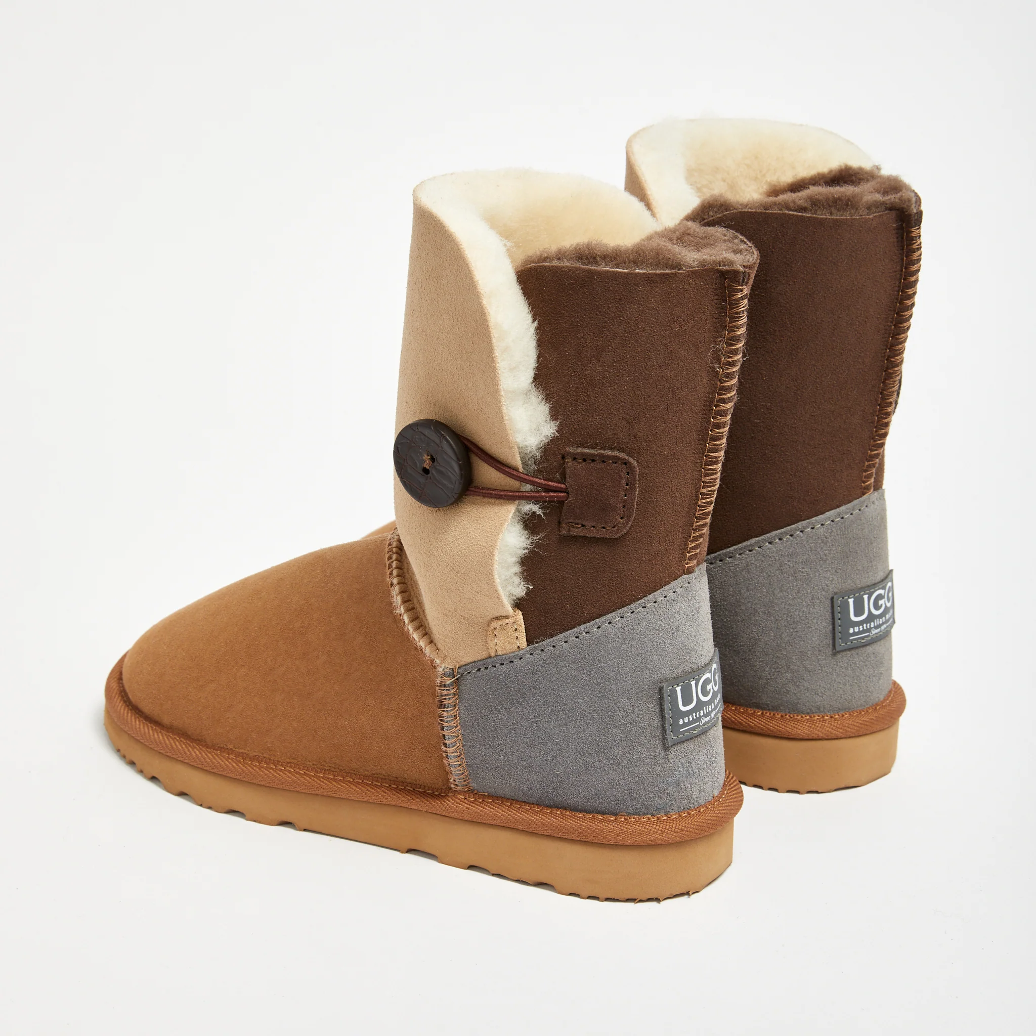 Women's Burleigh Button Tricolour Mid - Image 3