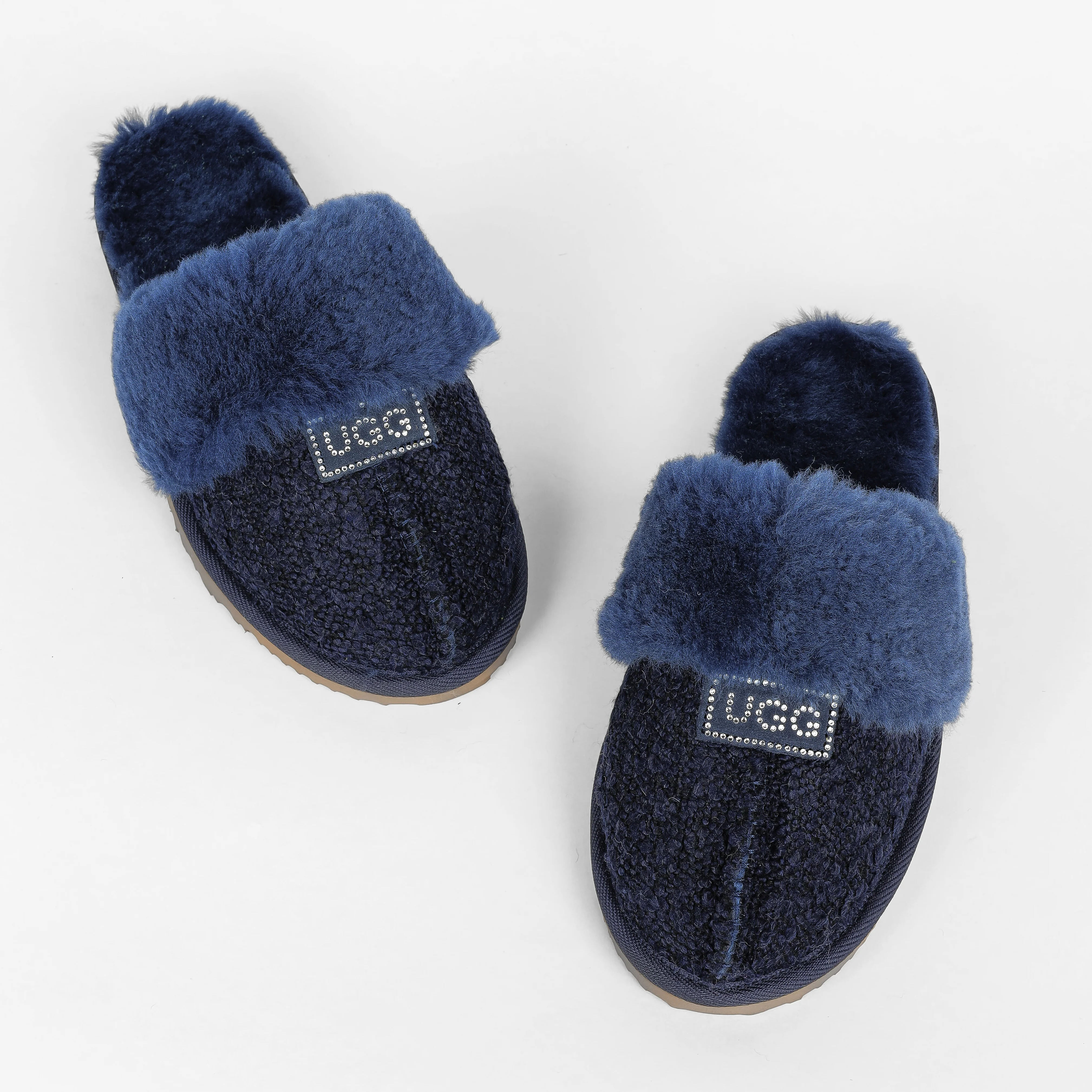 Women's Luxe Boucle Designer Slippers - Image 4