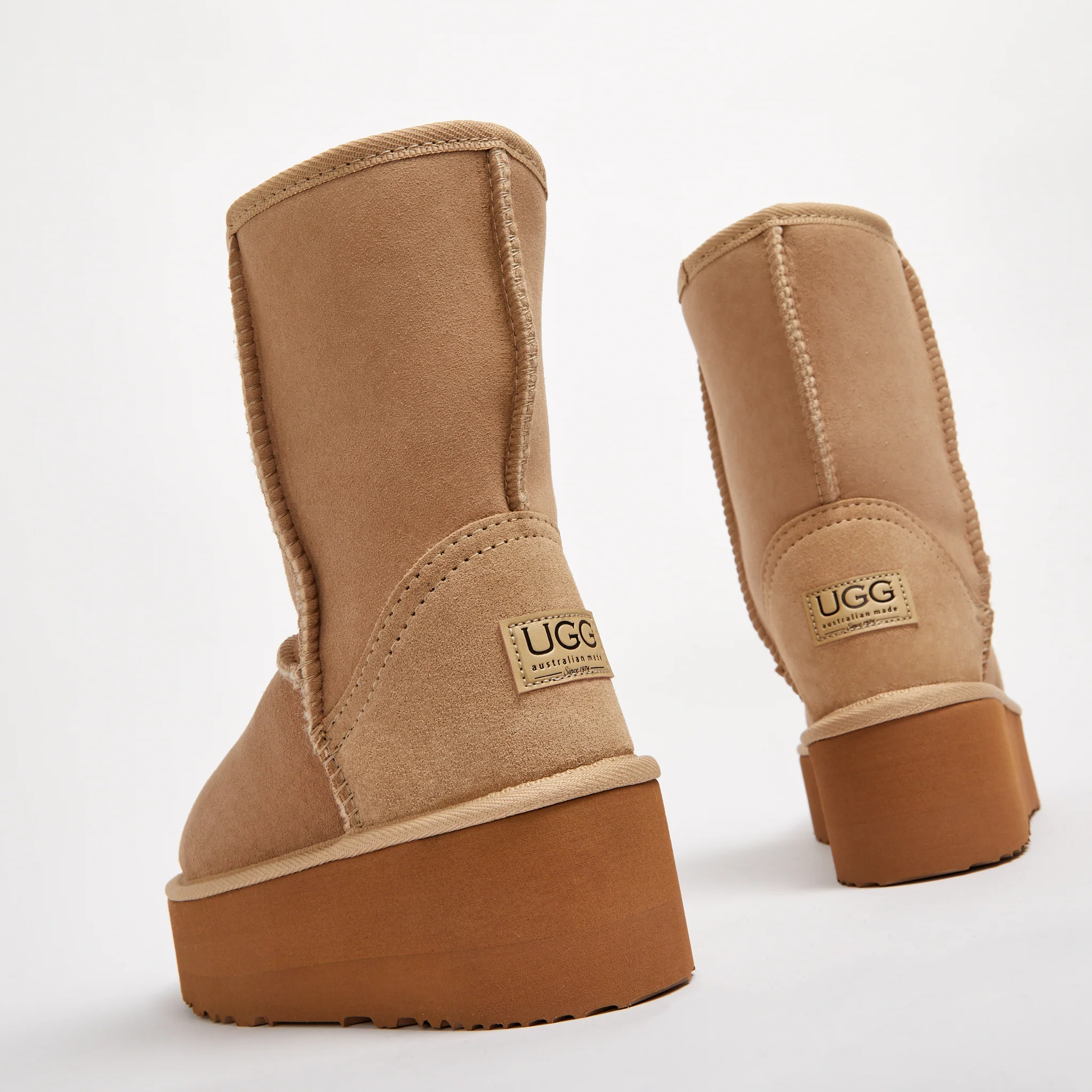 Women's Platform Classic Mid Natural - Image 13